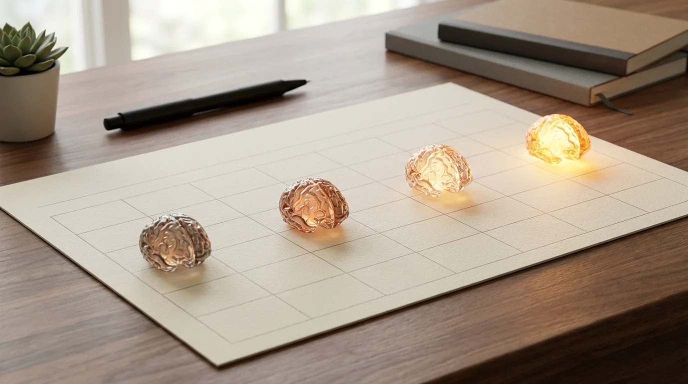 Spaced repetition schedule showing quiz intervals expanding over time