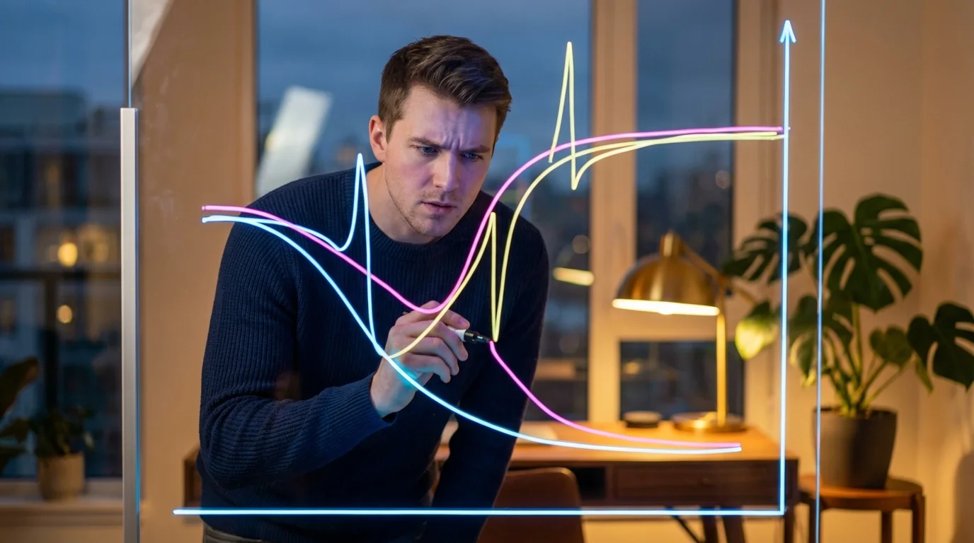 Graph showing the forgetting curve and spaced repetition intervals