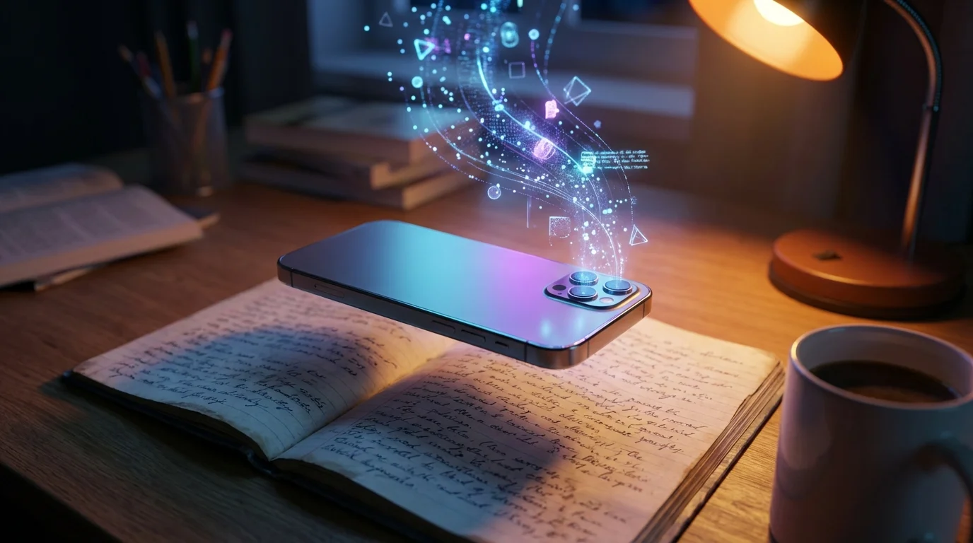 Optical character recognition digitizing handwritten notes